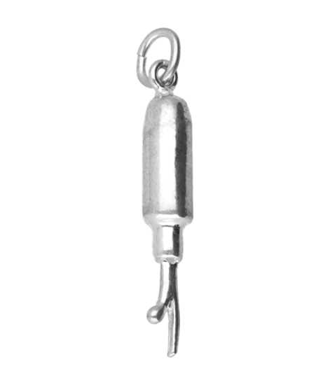 Silver Tornk Buttonhole Knife Necklace Pendant
