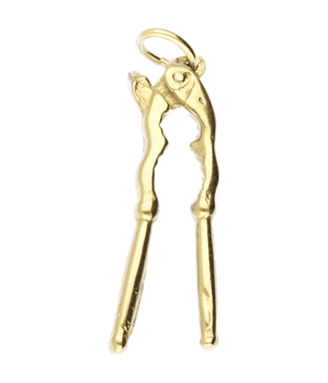 Gouden Notenkraker kettinghanger