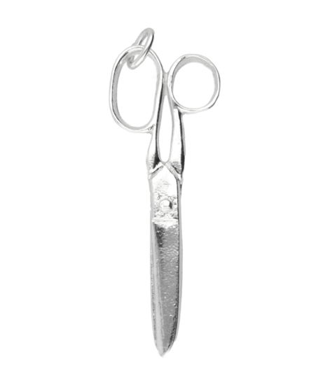 Silver Scissors XL Necklace Pendant