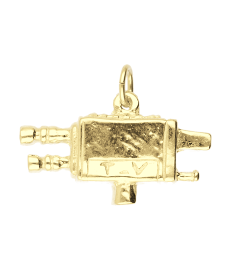 Gouden TV Camera ketting hanger