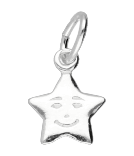 Zilveren Ster ketting hanger