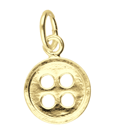 Gold Knot Shirt Small Chain Pendant