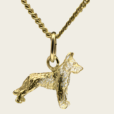 Golden Picardy Shepherd Necklace Pendant - Small