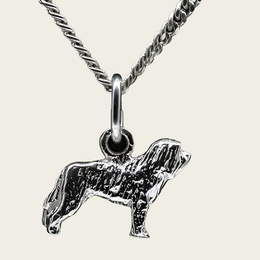 Zilveren Cao da serra de aires ketting hanger - klein
