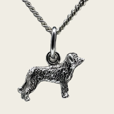 Silver Catalan Shepherd Necklace Pendant - Small
