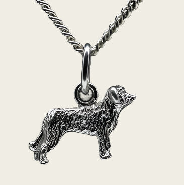 Zilveren Labrit ketting hanger - klein