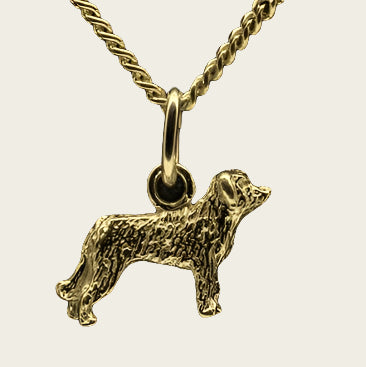 Golden Labrit Necklace Pendant - Small