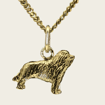 Gouden Bergamaso ketting hanger - klein