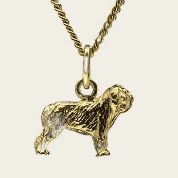 Gold Nizziny Owczarek necklace pendant - small