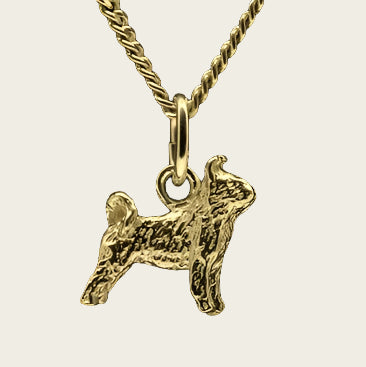 Golden Pumi necklace pendant - small