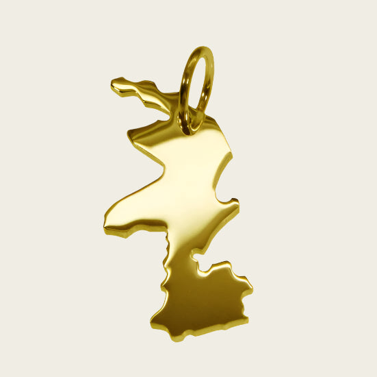 Gouden Provincie Limburg ketting hanger