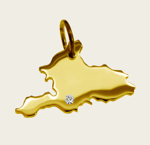 Gouden Provincie Gelderland ketting hanger 1921874130