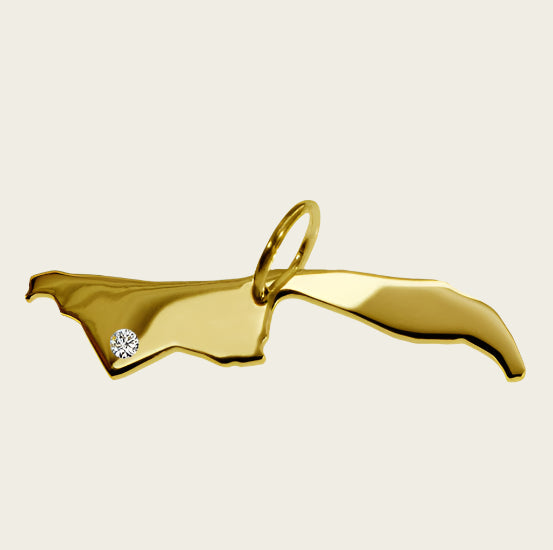 Gouden Waddeneiland Vlieland ketting hanger 1921874700