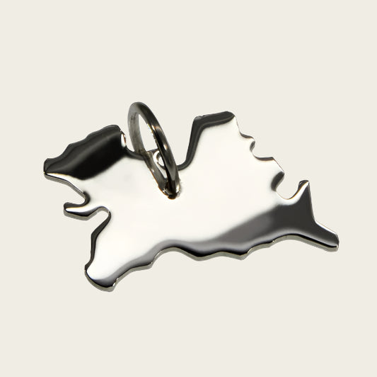 Zilveren Provincie Utrecht ketting hanger