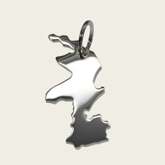 Zilveren Provincie Limburg ketting hanger