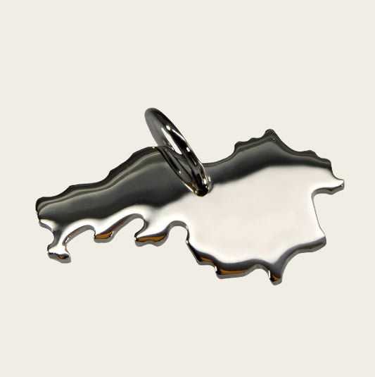 Zilveren Provincie Noord Brabant ketting hanger