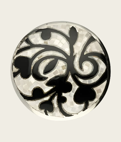 MY iMenso shell mosaic flower 33mm insignia (925/rhod-plated) - expiring