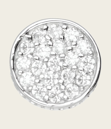 MY iMenso Jiving 925/rhod-plated jivers circle+cz large