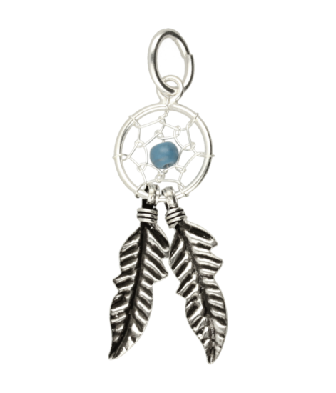 Zilveren Dromenvanger klein ketting hanger