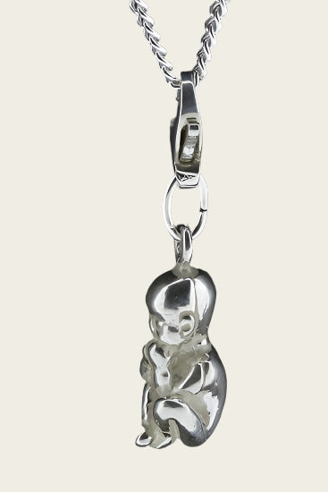 Zilveren Baby hanger en/of bedel
