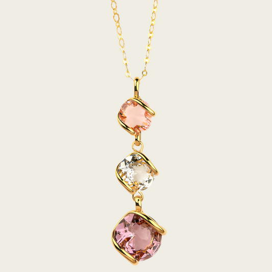 Andrea Marazzini Bubble Iris swarovski kristallen ketting hanger + 45 cm ketting