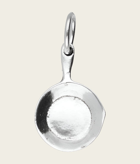Zilveren Koekenpan kettinghanger