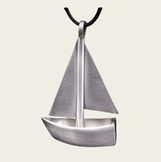 Zilveren Zeilboot kettinghanger