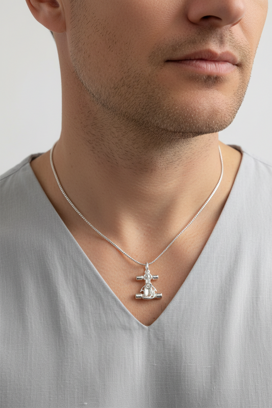 Zilveren Kartauto kettinghanger KHZ-0001_Zilveren_Kartauto_kettinghanger