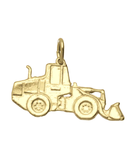 Zilveren Shovel ketting hanger KHZ-0035-V