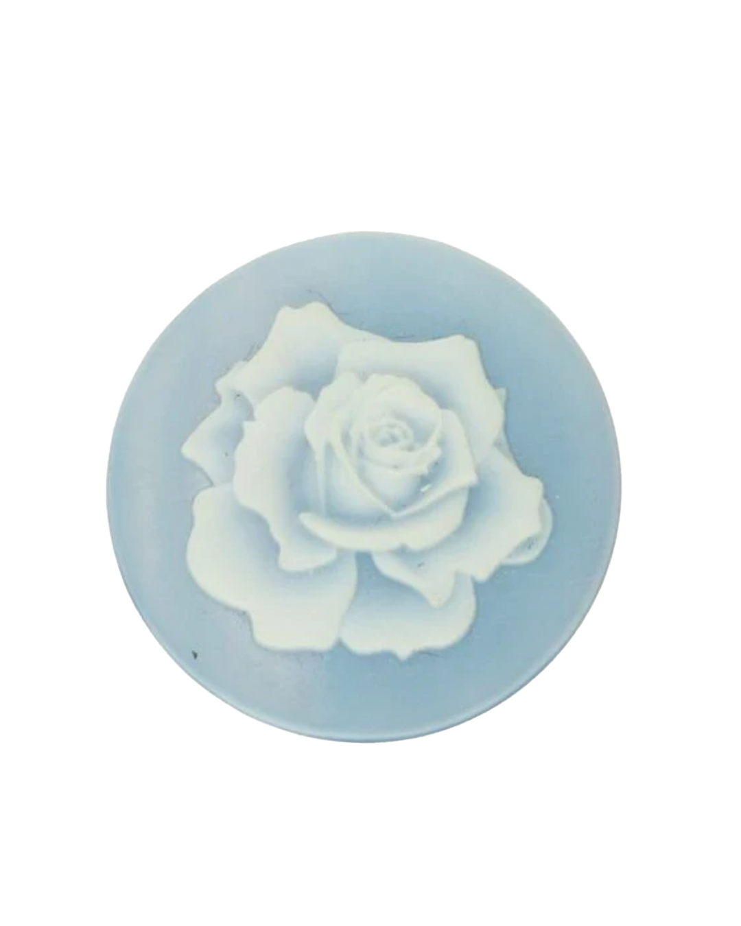 MY iMenso "rose" agate cameo 24mm insignia (blue) - expanding