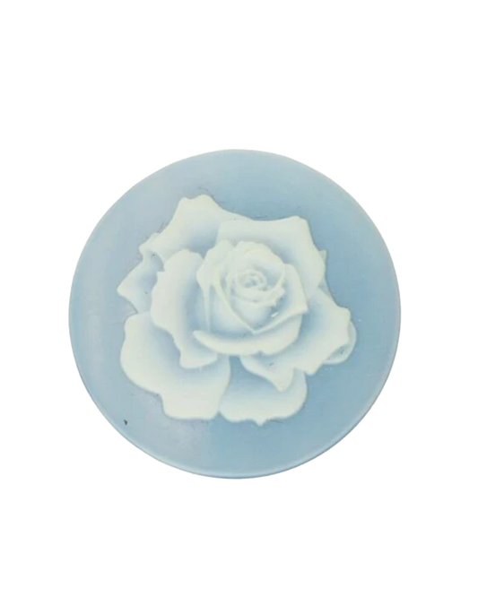 MY iMenso "rose" agate cameo 24mm insignia (blue) - uitlopend