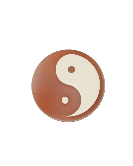 MY iMenso "yin&yang" agate cameo 33mm insignia - uitlopend (Red)