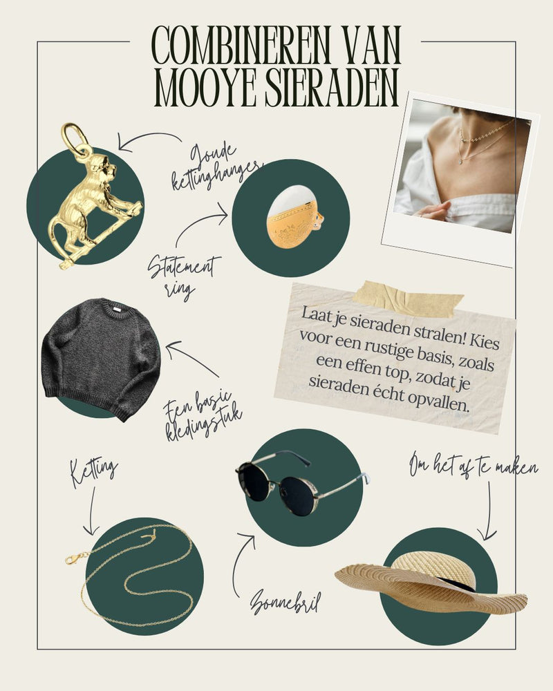 5 Manieren om Je Sieraden te Combineren