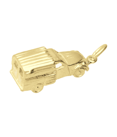 Gouden Lelijk Eend bestel ketting hanger
