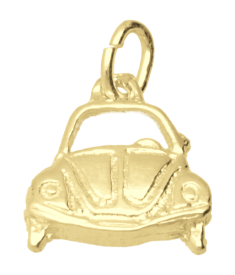 Gouden Auto Kever front ketting hanger