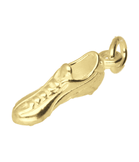 Gouden Voetbalschoen groot ketting hanger