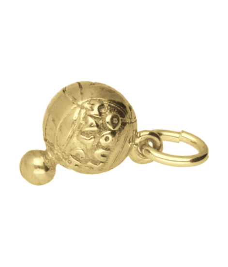 Gouden Jeu de boules - Petanque ketting hanger