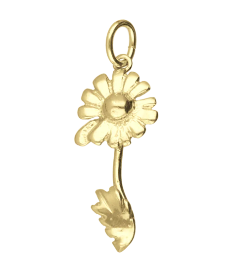 Zilveren Margriet ketting hanger 1241854351
