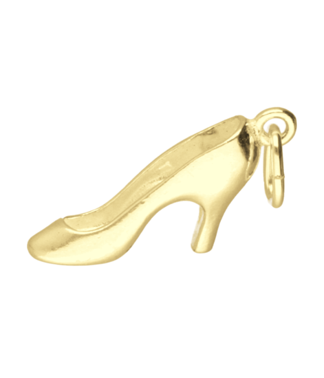 Gouden Dansschoen ketting hanger