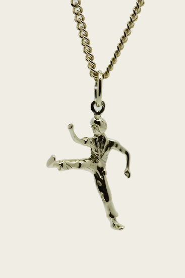 Gouden Taekwondo ketting hanger