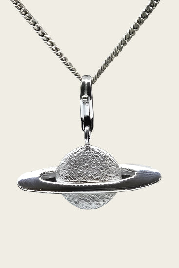 Silver Planet Saturn pendant and/or charm