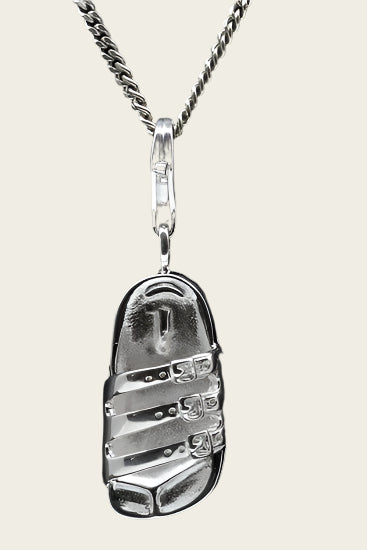 Silver Sandal 3 straps pendant and/or charm
