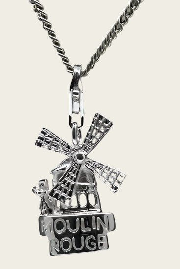 Silver Moulin Rouge Paris pendant and/or charm