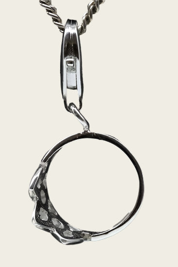 Silver Crown ring pendant and/or charm