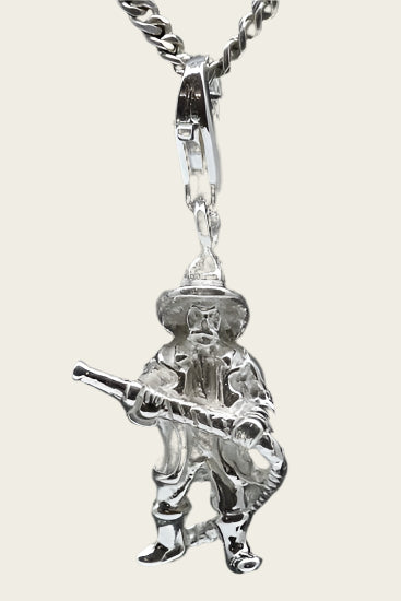Silver Fireman pendant and/or charm