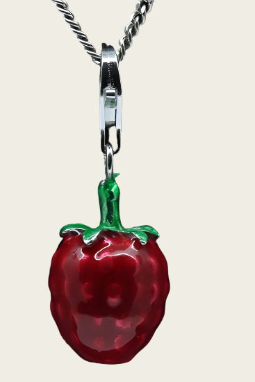 Silver Raspberry pendant and/or charm