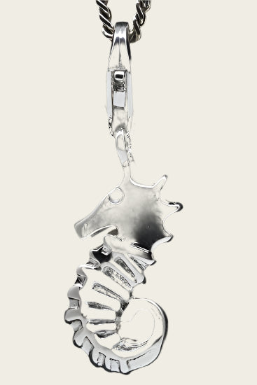 Silver Seahorse Curl Pendant and/or Charm