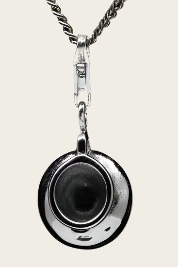 Silver Cup and saucer pendant and/or charm