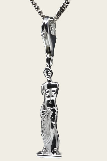 Silver Venus de Milo Greece pendant and/or charm