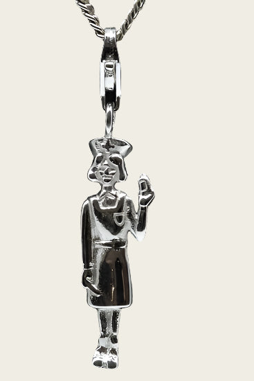 Silver Nurse pendant and/or charm